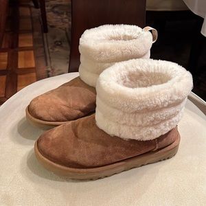 Ugh Fluff Mini Quilted Boots